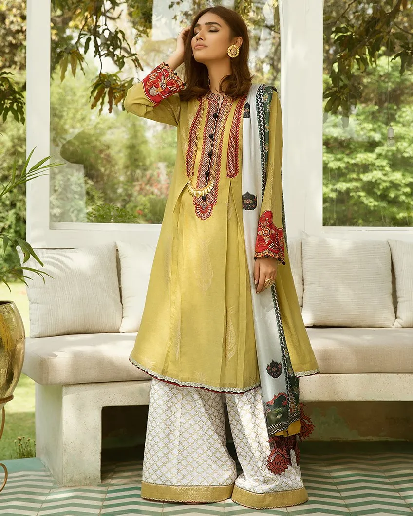 Zaha Fayroz Festive Lawn Collection 2019 – Shahnaz (ZF-07)